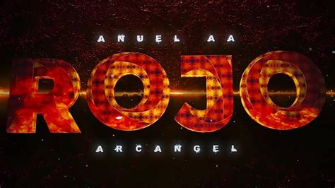 Arcángel Anuel Aa Rojo Video Lyric Youtube
