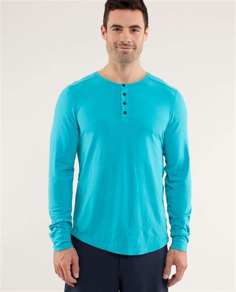 Lululemon Mens Elevate Henley Technical Clothing Clothes Athletic