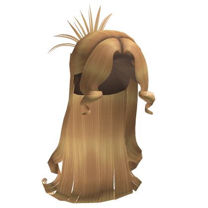 Half Up Half Down W Flipped Ends Honey Blonde Roblox