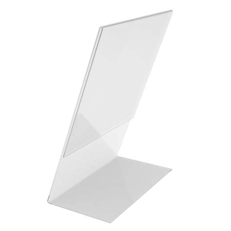 Display Acr Lico Porta Folha Papel A L Vertical Mesa Balc O