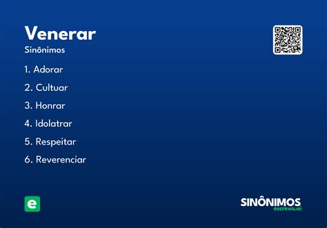Significado Da Palavra Venerar - Venerar - Significado e Sinônimo - escreva.ai