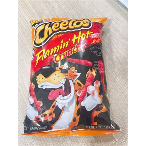 Cheetos Crunchy Flamin Hot Snack New Packaging 226 8g 10 25 Made In USA Shopee Singapore