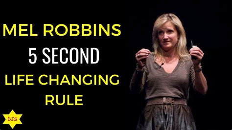 Mel Robbins 5 Second Life Changing Rule Youtube