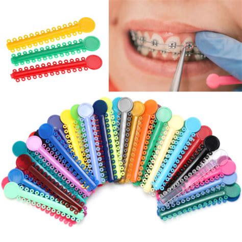 1040PCS Dental Orthodontic Ligature Tie Braces Elastic Rubber Bands