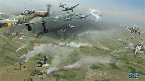 Stuka Attack Battle Of Kursk Russia 1943 Aviation Art Defence Concept