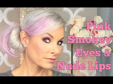 Pink Smokey Eyes And Nude Lips YouTube