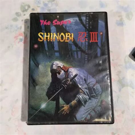 Jogo Mega Drive The Super Shinobi Iii Capa MercadoLivre