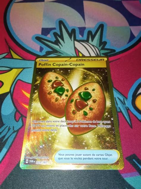 Carte Pokemon Poffin Copain Copain 223167 Ev06 Secrete Gold Eur