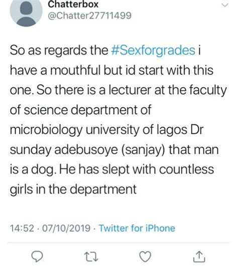 List Of Lecturers Accused Of Sex For Grades Scandals Photos Education Nigeria
