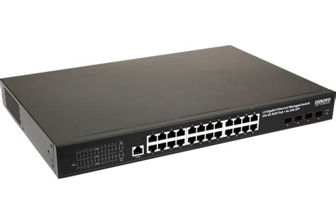 Управляемый L3 коммутатор OSNOVO SW-24G4X-1L Gigabit Etherent на ...