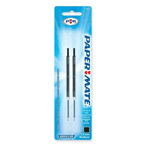 Paper Mate Lubriglide Ballpoint Medium Pen Refills