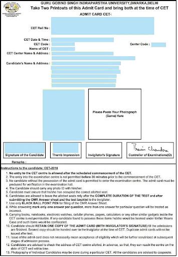 Ipu Cet Admit Card 2024 Steps To Download Hall Ticket And Download Link