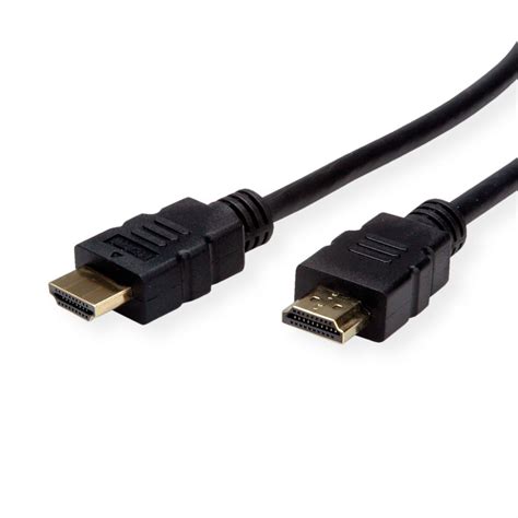 Roline Hdmi High Speed Cable Ethernet Tpe Black 1 M Secomp