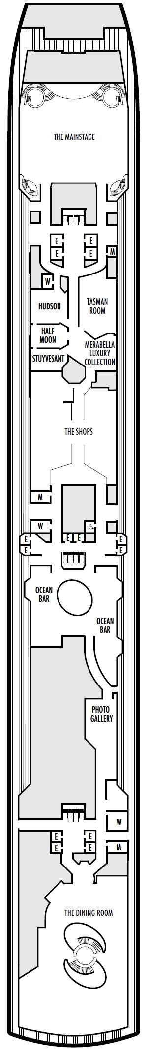 Eurodam Deck Plan Holland America Line Rol Cruise