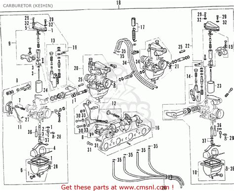 Honda Cb350f Four General Export Carburetor Keihin Buy Carburetor