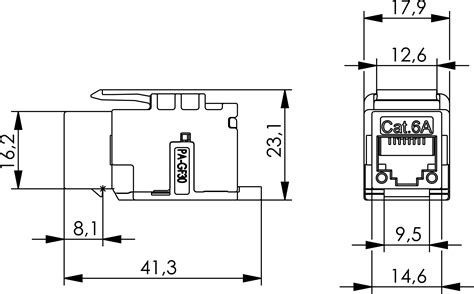 The short unshielded RJ45 module made by Telegärtner | UMJ-SL