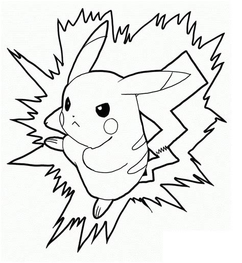 Disegni Di Pikachu Da Colorare Disegni Colorare