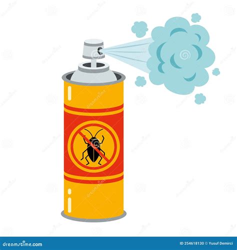 Illustration Of Bug Repellent Spray Can Stock Illustration