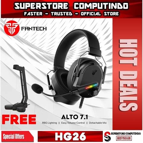 Jual Fantech ALTO 7 1 HG26 RGB Headset Gaming Multiplatform Shopee