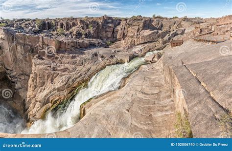 Orange River At The Border Between South Africa And Namibia. Oranjemund ...