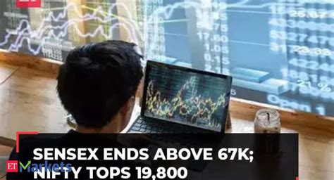 Sensex Rallies 302 Pts Ends Above 67k For First Time Nifty Tops