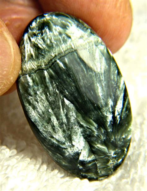 44 50 Carat Seraphinite Cabochon Beautiful