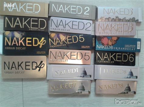naked urban decay палитра сенки цвята накед грим в Декоративна козметика