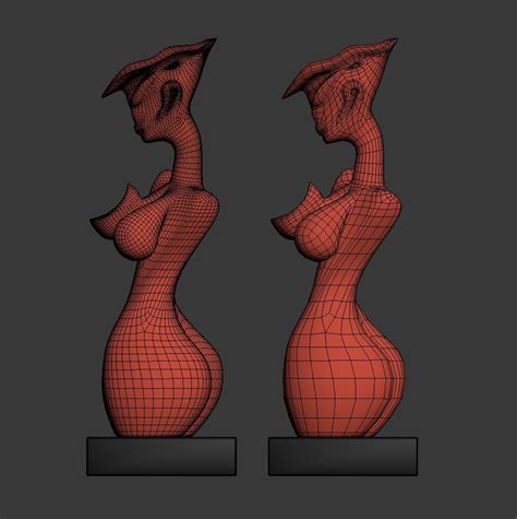 Nude Sculpture 3D Model 19 Fbx Max Obj Stl Free3D