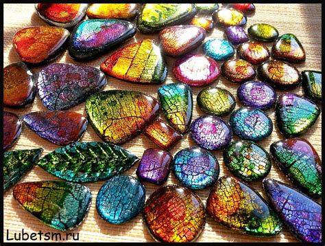 Alcohol inks over polymer clay, resin coated (With images) | Polymer ...