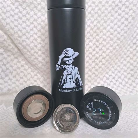 Promo Smart Led Tumbler Thermos Custom Anime One Piece Monkey D Luffy