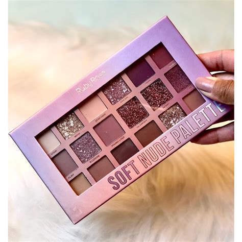PALETA DE SOMBRAS SOFT NUDE FEELS Ruby Rose G Shopee Brasil