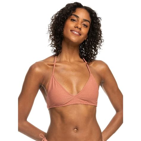 Roxy Coconut Fixed Tri Bikini Top Orange Dressinn