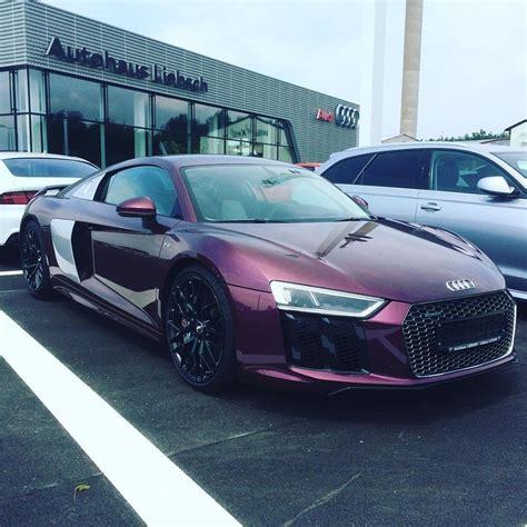 Amazing Color On This Audi R8 V10 In Munich Germany Raudi