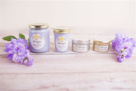 'Lavender' Scented Candle | Honey's Natural Candles