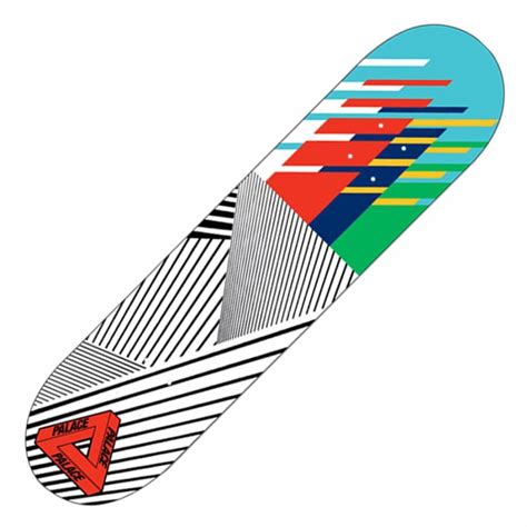 Palace Skateboards Palace Stunt Team Red Skateboard Deck 8.2'' - Palace ...