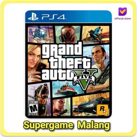 Jual GTA V PS4 GTA 5 PS 4 Sony Playstation Game Gaming Gamez Games ...