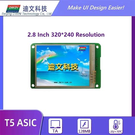 Dwin Inch K Colors Tft Lcd Module Hmi Display Without