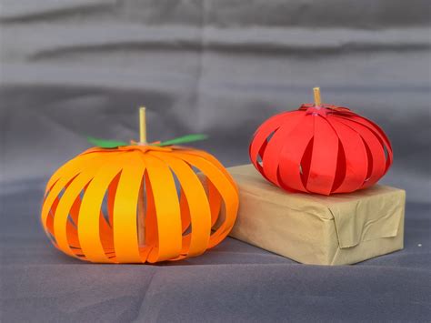 How To Make Paper Pumpkins Craft Tutorial