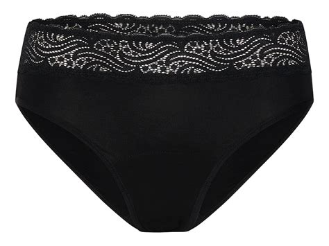 Modibodi Sensual Hi Waist Bikini Moderate Heavy Black XL Stk