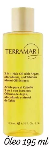 Terramar Óleo 3 En 1 Argan Macadamia Y Monoi De Tahiti 195 Ml Mediano