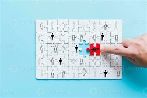 Human Resources Management And Recruitment Business Build Team Concept