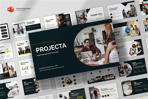 Projecta Project Management Powerpoint Template Nulivo Market