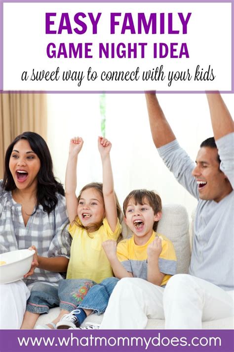 easy family game night idea  sweet   connect   kids