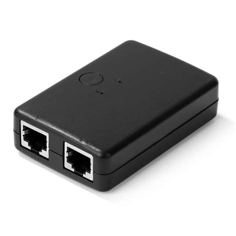 2 порта 100 Мбит / с RJ45 сетевой коммутатор LAN Ethernet концентратор ...