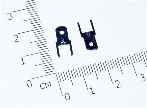 Клемма ножевая "папа" 4.8мм, в печатную плату, прямая купить цна 3556 ...
