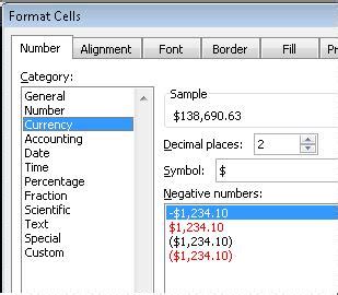 Format Numbers As Currency Office Support