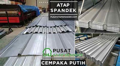 Harga Atap Spandek Cempaka Putih Per Meter 2024 Jual Per Lembar