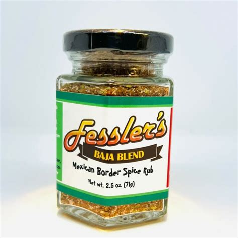 Baja Blend Spice Rub Fessler S Mexico Bottled Fesslers Sauce