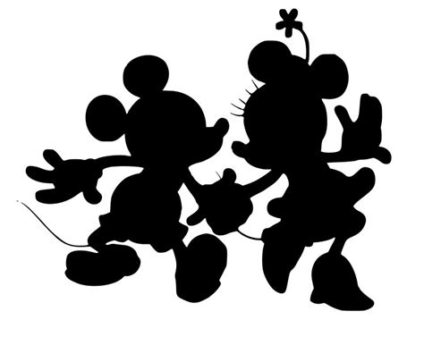 Minnie Mouse Silhouette | Template Collections