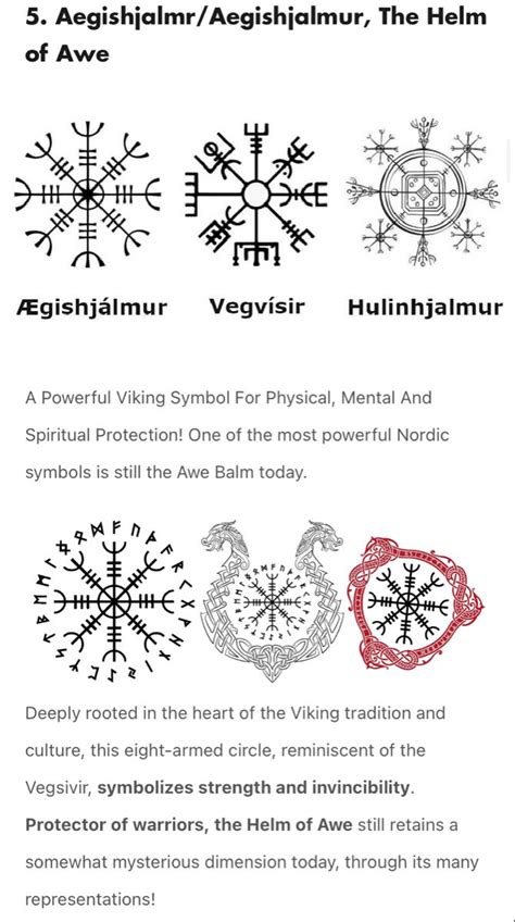 The Helm of Awe Symbol: Spiritual Protection in Viking Body Art